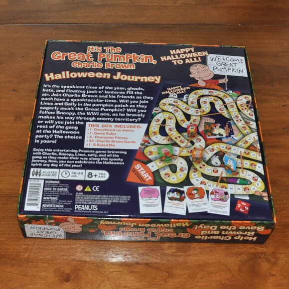 It's The Great Pumpkin Charlie Brown Board Game Halloween Journey 2020 Age 8+ - Picture 2 of 3